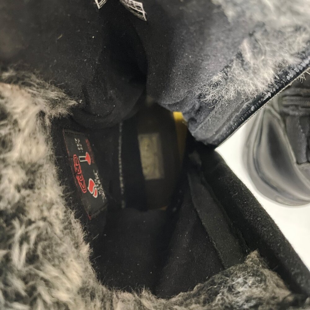KEEN Hoodoo III Boots 6 Black Leather Waterproof Winter Fur Lace Up Insulated - Picture 12 of 15